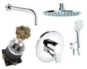 Kludi Pure&Easy 200 zestaw podtynkowy z deszczownicą