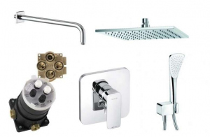 Kludi Pure&Style zestaw podtynkowy z deszczownicą 250