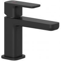 Kludi Renon bateria umywalkowa 85 ecoplus z push-open czarny mat 422673975