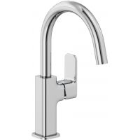 Kludi Renon bateria umywalkowa z bocznym uchwytem bez korka chrom 420280575