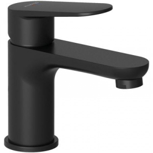 Kludi X1 bateria umywalkowa 75 bez zestawu odplywowego czarny mat 322903975