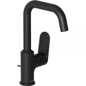 Kludi X1 bateria umywalkowa z zest. odpl. sterowanie boczne czarny mat 320273975