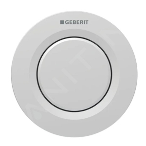 Pneumatyczny przycisk uruchamiajacy WC Geberit Typ 01 reczny podtynkowy Sigma 8cm pojedynczy chrom-mat easy-to-clean 116.041.JQ.1