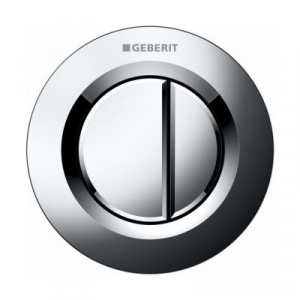 Pneumatyczny przycisk uruchamiajacy WC Geberit Typ 01 reczny podtynkowy Sigma 8cm dwudzielny chrom 116.043.21.1