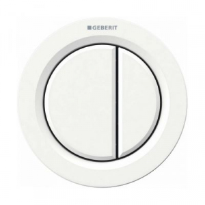 Pneumatyczny przycisk uruchamiajacy WC Geberit Typ 01 reczny meblowy dwudzielny bialy 116.050.11.1