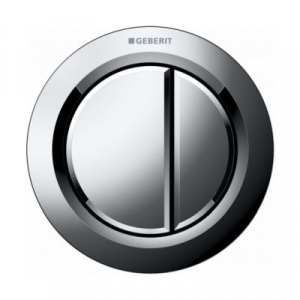Pneumatyczny przycisk uruchamiajacy WC Geberit Typ 01 reczny meblowy dwudzielny chrom 116.050.21.1
