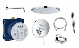 Podtynkowa bateria prysznicowa Grohe Essence Smart z deszczownicą 210