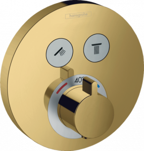 Podtynkowy termostat Hansgrohe ShowerSelect 15743990 złoty
