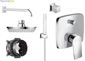 Podtynkowy zestaw natryskowy Hansgrohe Metris Cube II