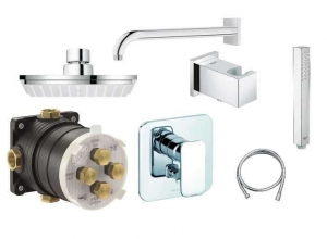 Prysznicowy zestaw podtynkowy Kludi E2 z deszczownicą 150