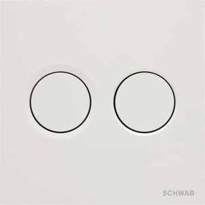 Przycisk splukujacy Schwab ITEA DUO biały 4060419601