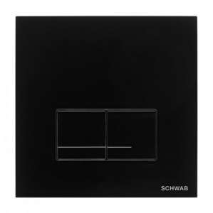 Przycisk Schwab Arte Duo Glass Black 4060420238 czarne szkło