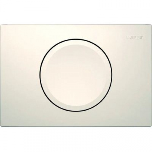 Przycisk uruchamiajacy Geberit Delta15 przedni bialy-alpin okragly 115.109.11.1