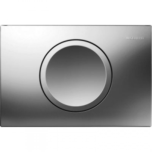 Przycisk uruchamiajacy Geberit Delta15 przedni chrom-mat okragly 115.109.46.1