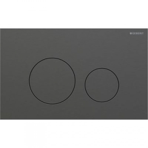 Przycisk wc UP320 Geberit Sigma40 stal nierdzewna czarny chrom okragly 115.628.QD.1