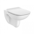 Roca Debba Square miska WC wisząca Rimless z deską wolnoopadającą Slim biała A34H993000