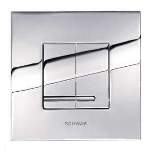 Schwab Arte Duo chromowany przycisk do wc 4060415651