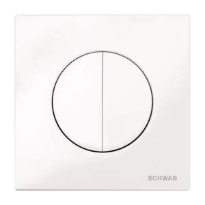 Schwab Atena Duo biały przycisk do wc 4060414401