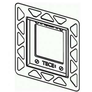 Tece ramka montażowa do pisuaru czarna 9242647