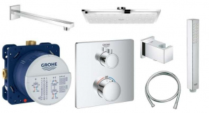Termostatyczny komplet podtynkowy Grohe Grohtherm Square 230