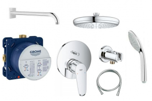 Zestaw podtynkowy Grohe Eurodisc Cosmopolitan Tempesta 210