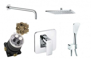 Zestaw Kludi Pure&Style podtynkowy z deszczownicą 300