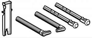 Zestaw bolców dystansowych do Up320 Geberit 241.874.00.1