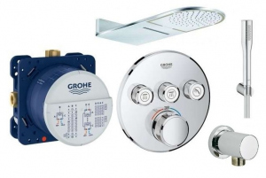 Grohe GrohthermSmartcontrol Kludi Fresh system podtynkowy z deszczownicą