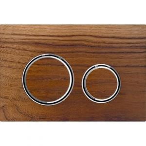 Przycisk do wc Geberit Sigma50 UP320 okrągły amerykański orzech włoski 115.884.JX.1