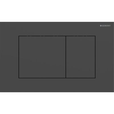 Płytka spłukująca Geberit Sigma40 prostokątna czarny mat 115.629.14.1