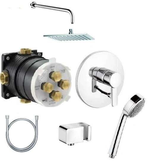 Kludi Zenta zestaw prysznicowy z cienką deszczownicą Kludi 25cm -image_Grohe_32636000_1