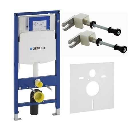 Komplet podtynkowy do misek wiszących Geberit Duofix UP320 wraz ze wspornikami montażowymi i przekładką akustyczną.-image_Geberit_111.320.00.5K_1
