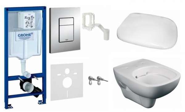 Grohe Rapid 5w1 stelaż podtynkowy z miską Koło Style bezkołnierzową i deską wolnoopadającą. -image_Grohe_RAPID/REKORD/W_1