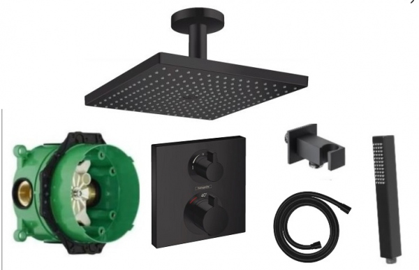 -image_Hansgrohe / Bossini_HGR/ECOSTATSQUARE/300BLACK_1