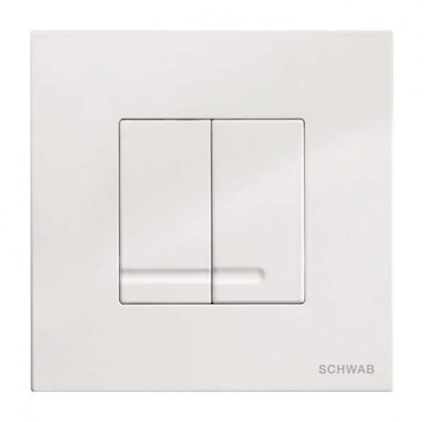 Schwab Arte Duo biały przycisk spłukujący do spłuczek podtynkowych Schwab -image_Hansgrohe_32856000_1