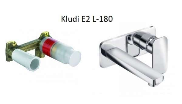 Kludi E2 kompletna bateria umywalkowa z krótka wylewką KL/E2/UM180-image_Kludi_KL/E2/U180_1