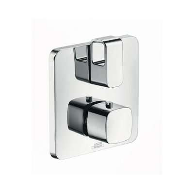 Podtynkowa termostatyczna bateria prysznicowa Axor Urquiola do 1 odbiornika z zaworem odcinającym 11732000. -image_Hansgrohe_11732000_1