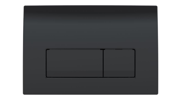 Czarny przycisk do spłuczki podtynkowej Geberit Duofix Basic UP100 Delta12 - Delta 51 Black 115105DW1