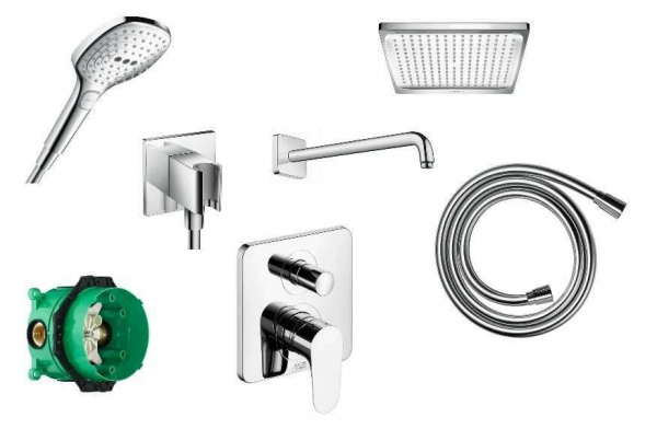 Pakiet pysznicowy podtynkowy Hansgrohe Citterio
-image_Hansgrohe_HGR/CITTERIOM/CROMETTA_1