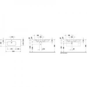 Dane techniczne ceramiki Duravit DuraStyle 2325100041-image_Duravit_2325100041_2