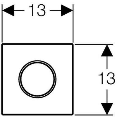 Rysunek techniczny przycisku pisuarowego Sigma 10 116.015.kh.1-image_Geberit_116.015.KH.1_3