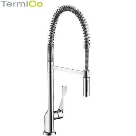 Bateria do kuchni Axor Citterio Semi-Pro z wyciąganą wylewką 39840000