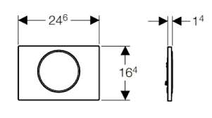 Rysunek techniczny przycisku spłukującego Geberit Sigma 10 115.758.KJ.5-image_Geberit_115.758.KJ.5_4