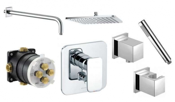 Pakiet podtynkowy Kludi E2 z deszczownicą 30cm, zestaw kompletny gotowy do montażu.-image_Kludi / Grohe_KL/E2/300_1