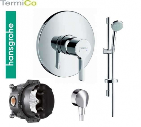 Podtynkowy zesta wprysznicowy do 1 odbiornika Hansgrohe Metris S-image_Hansgrohe_HGR/METRIS/CROMA_1