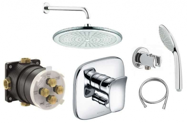 Podtynkowy zestaw Kludi ambienta z deszczownicą 250  kl/ambienta/250-image_Kludi / Grohe_KL/AMBIENTA/250_1