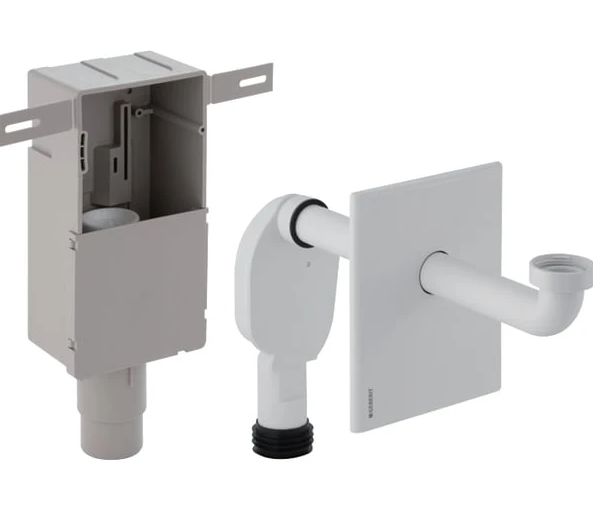 Podtynkowy syfon umywalkowy Geberit 151.120.11.1 w wersji białej 151.120.11.1