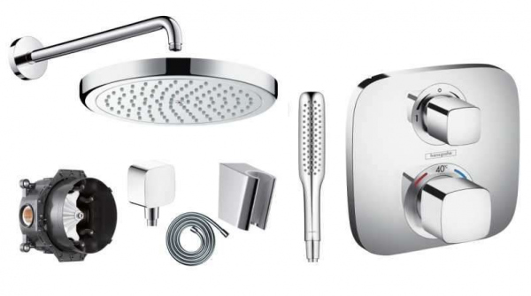 Hansgrohe Ecostat E pakiet natryskowy z deszczownicą HGR/ECOSTATE/220-image_Hansgrohe_HGR/ECOSTATE/220_1