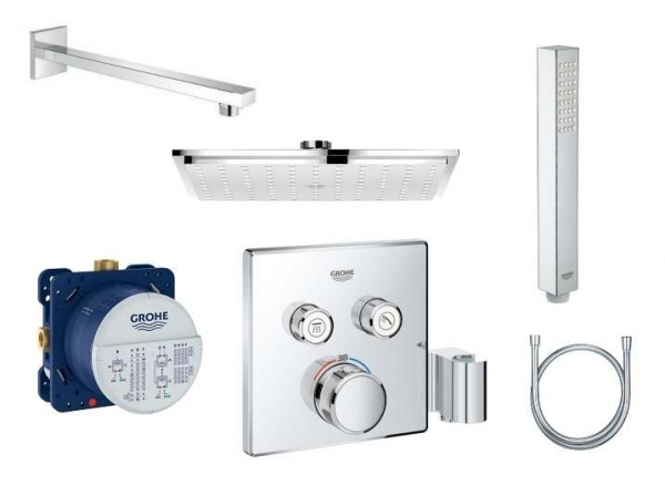 Pakiet podtynkowy Grohe Smartcontrol z deszczownicą 23cm-image_Grohe_GR/SMARTCONTROL/230K_1