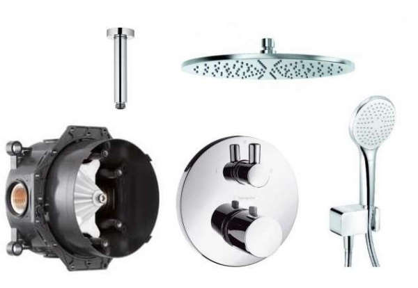 komplet prysznicowy Ecostat S hgr/ecostats/300-image_Hansgrohe / Kludi_HGR/ECOSTATS/300_1